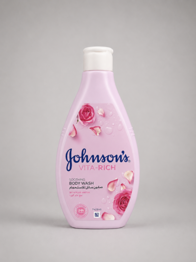جل استحمام جونسون بماء الورد - 400ml