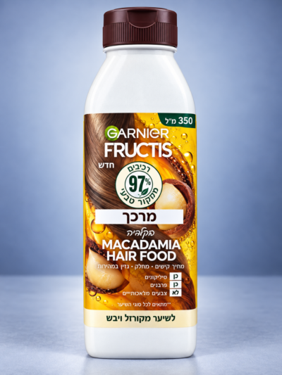 غارنييه فروكتيس Macadamia Hair Food للشعر – 350 مل