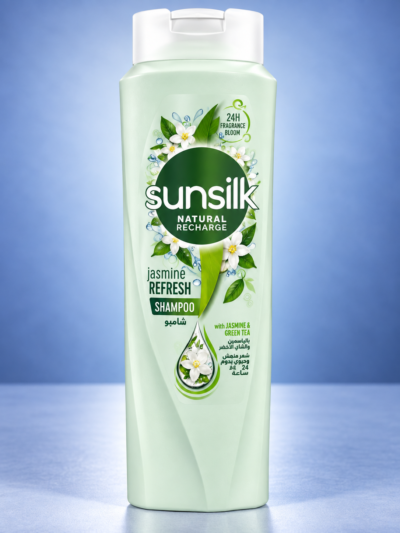 شامبو Sunsilk Natural Recharge Jasmine Refresh بالياسمين والشاي الأخضر