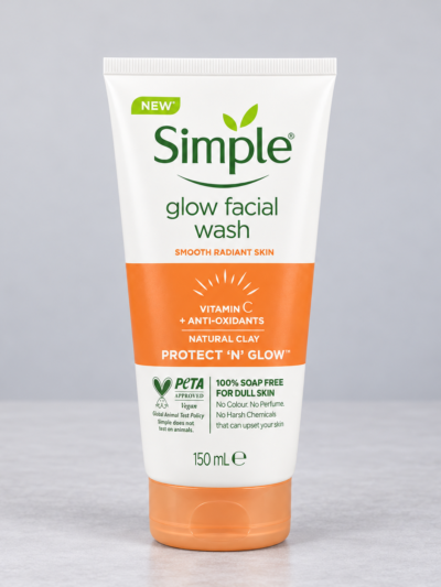 غسول وجه Simple Glow Facial Wash – 150 مل