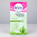 شرائح شمع Veet Easy-Gel للبشرة الجافة – 12 شريحة