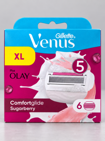 رؤوس حلاقة Gillette Venus Comfortglide Sugarberry – 6 قطع