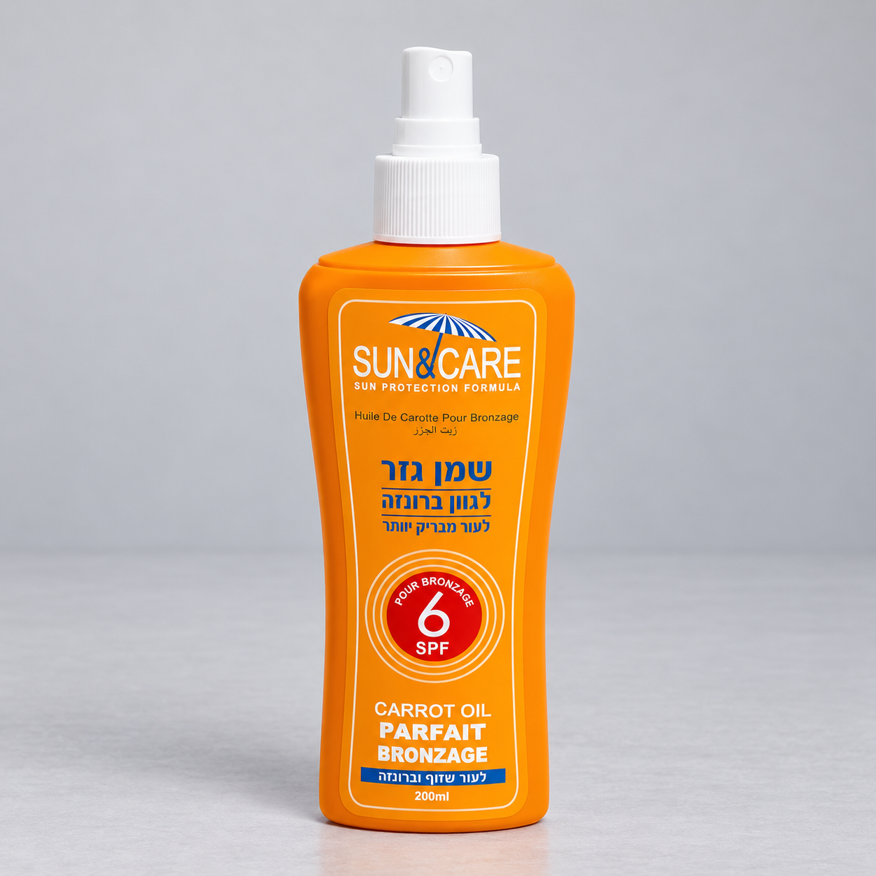 زيت تسمير Sun & Care Carrot Oil SPF 6