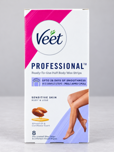 شرائح شمع Veet Professional للبشرة الحساسة – 8 شرائح