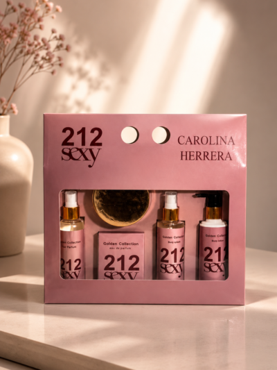 طقم هدايا Golden Collection 212 Sexy – 4 قطع