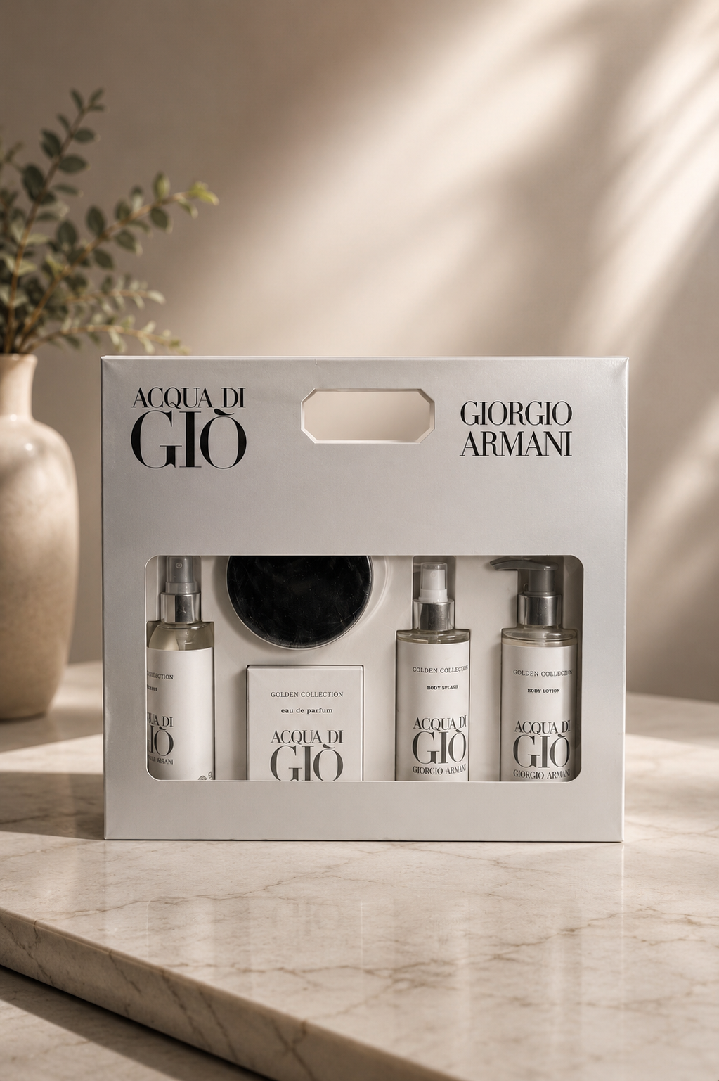 طقم هدايا Golden Collection Acqua di Gio – 4 قطع