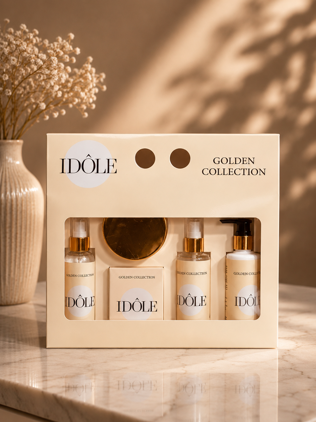 طقم هدايا Golden Collection Idôle – 4 قطع