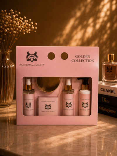طقم هدايا Golden Collection Parfums de Marly – 4 قطع